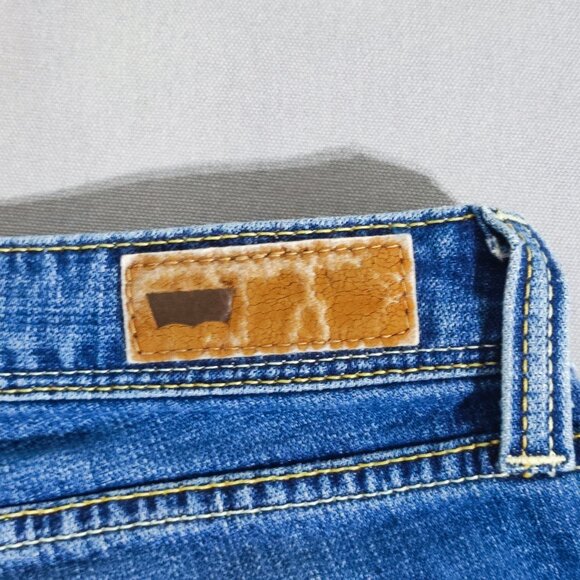 Levi's jeans women's junior 11 S/C denim blue colour boot cut low-rise cowgirl - Picture 5 of 14